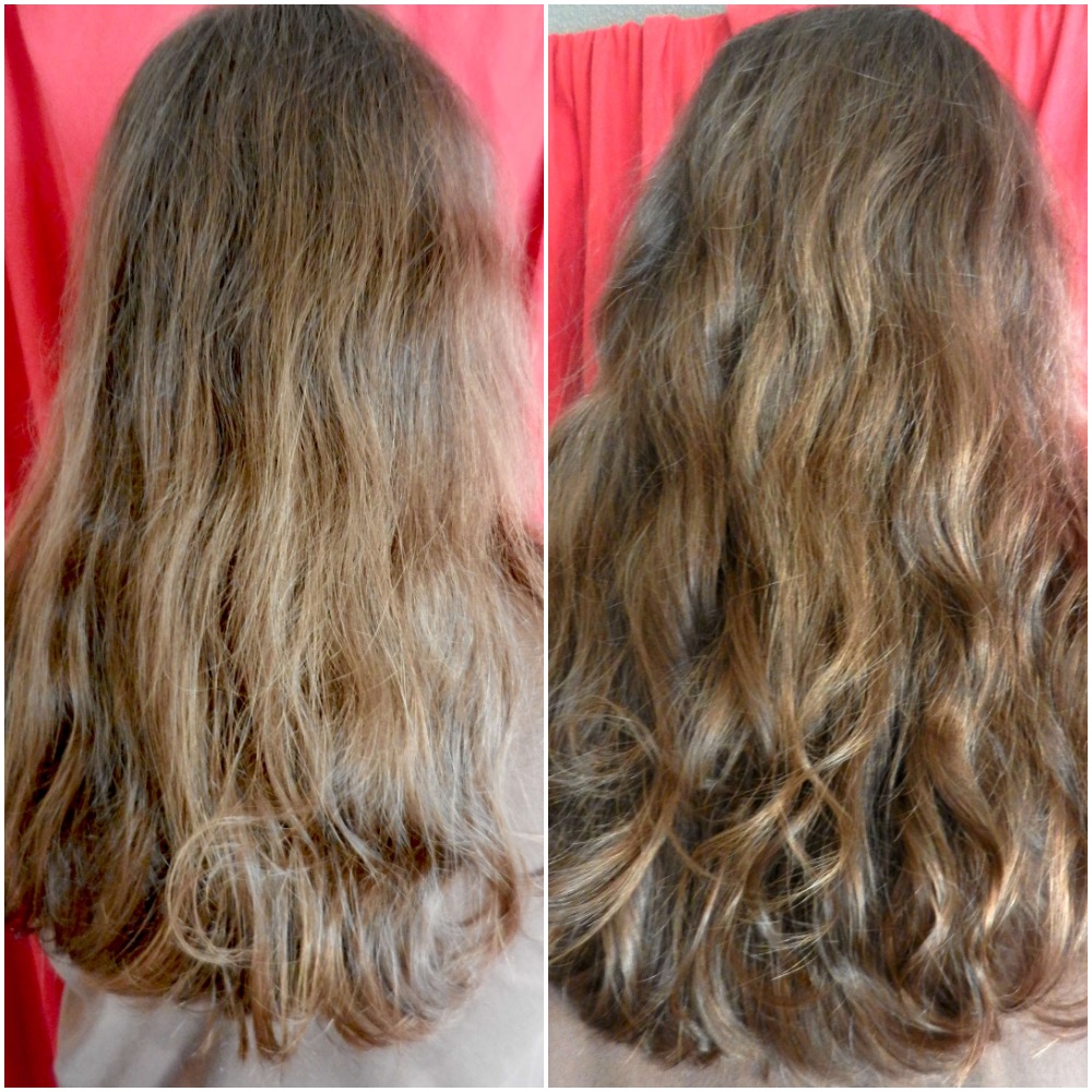 Evalectric Hair Serum Before And After
