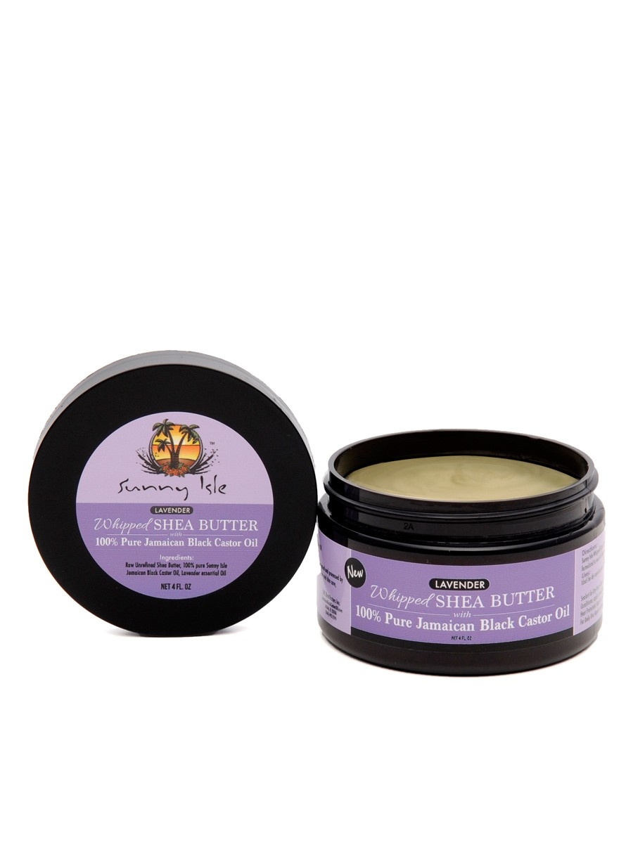 lavender whipped shea butter with pure jamaican black castor oil