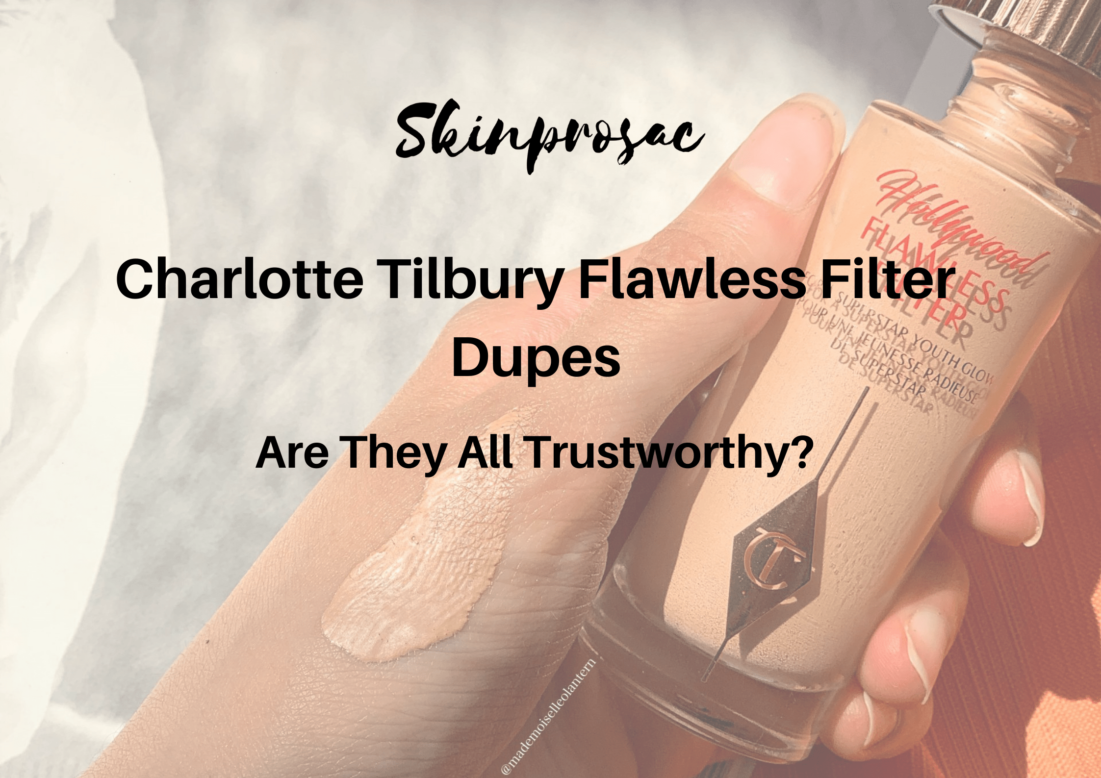 Charlotte Tilbury Flawless Filter Dupes