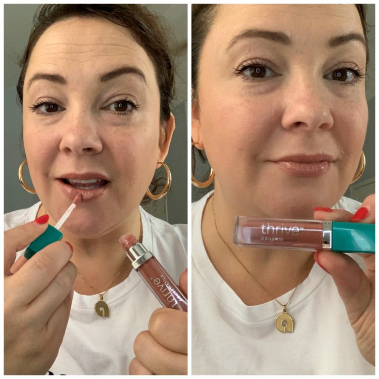 Glossy Lip Hydrating serum before and after