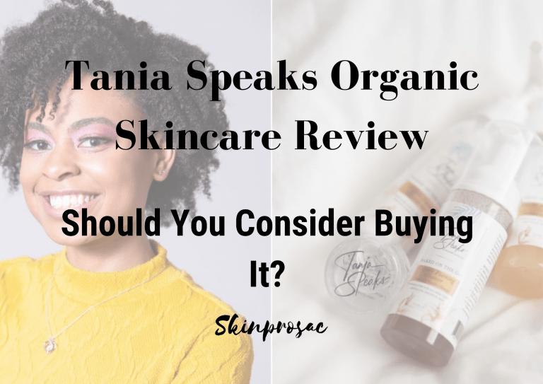 Tania Speaks Organic Skincare Reviews