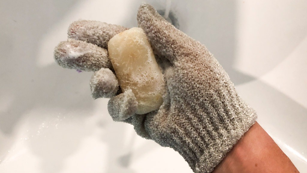 exfoliating glove urbana urban spa soap review ub 2
