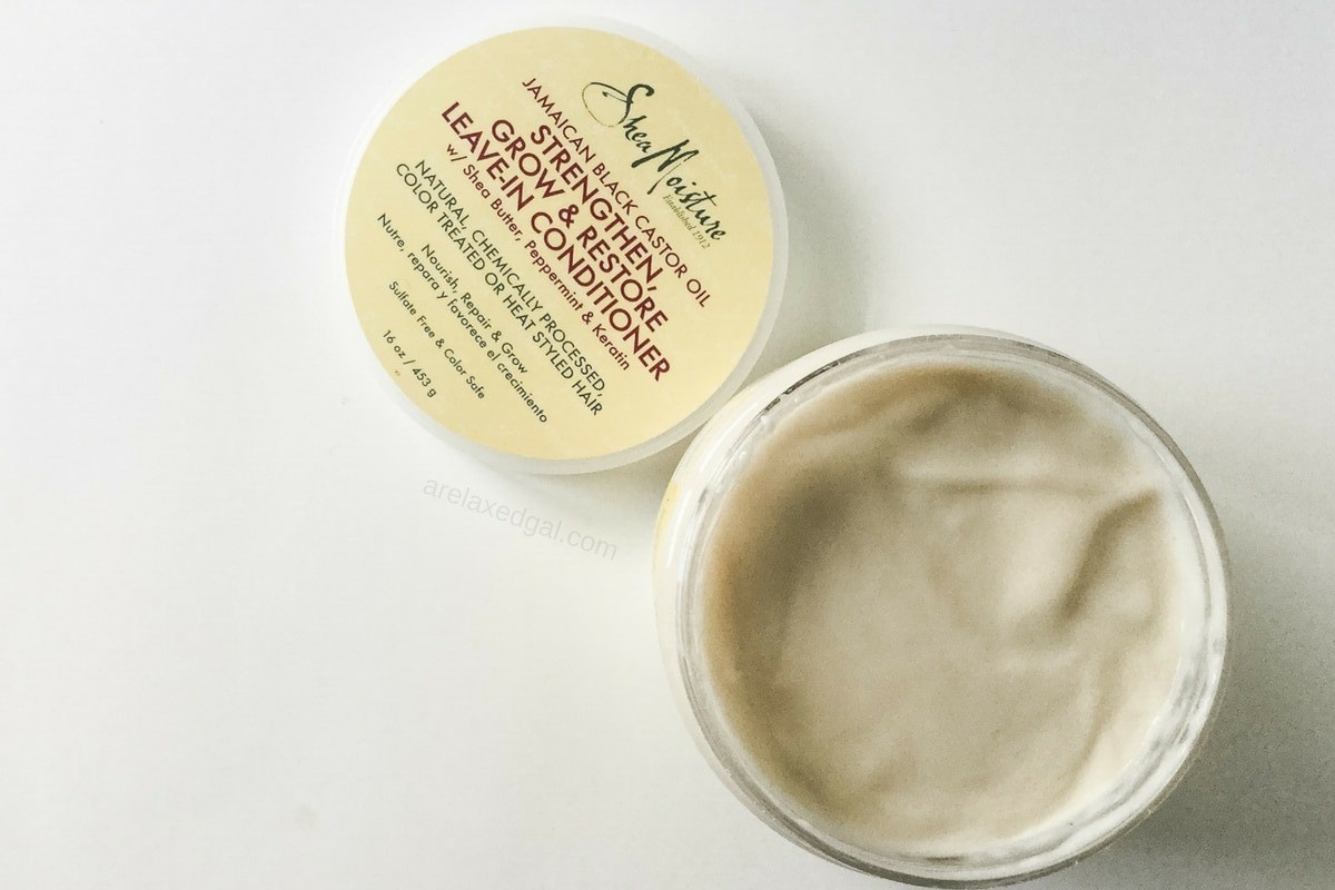 review of Sheamoisture jamaican black castor oil leavein conditioner