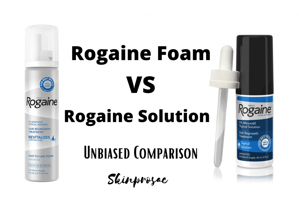 Rogaine Foam VS Solution