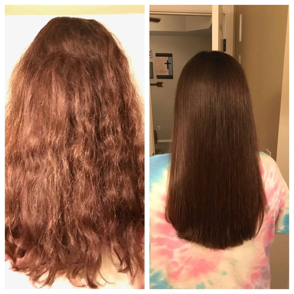 Monat Renew Shampoo before and after 