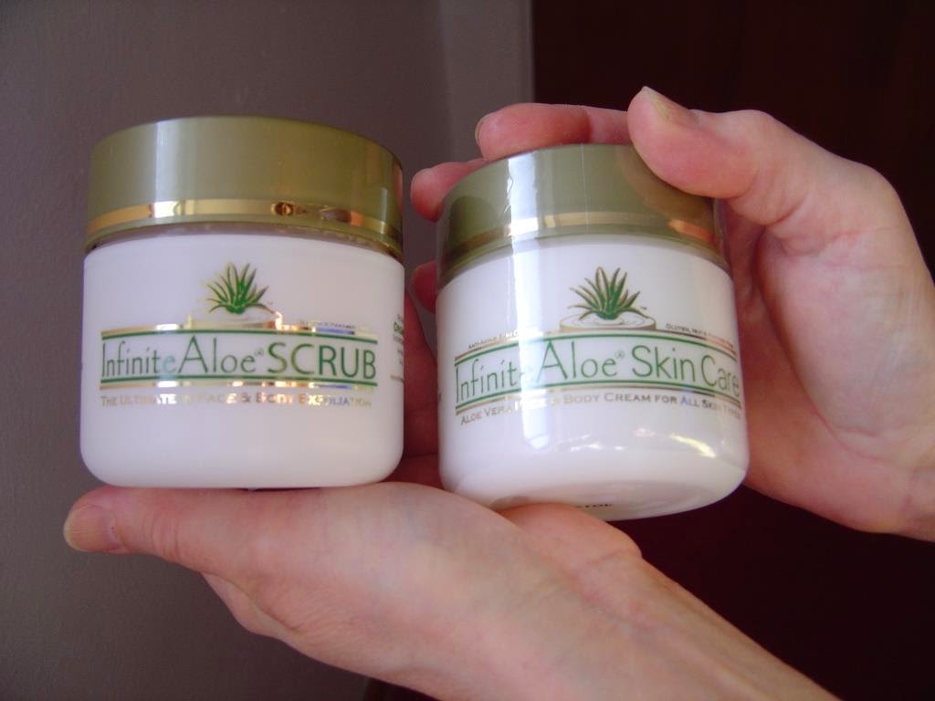 Infinite Aloe Scrub and Skin Care